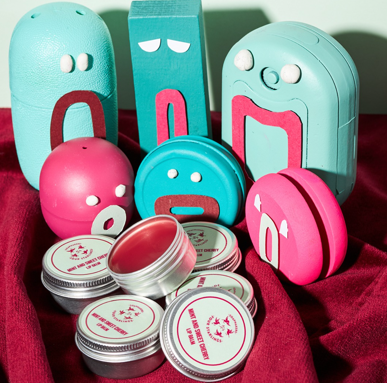 4starlings 薄荷甜櫻桃潤唇膏