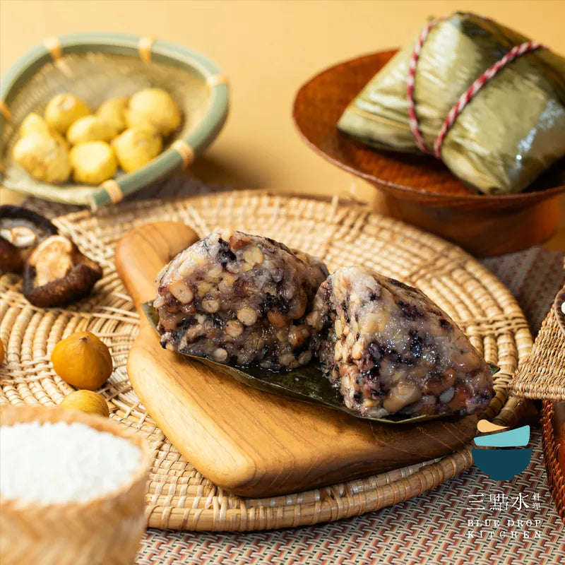五穀眉豆栗子粽【素食】