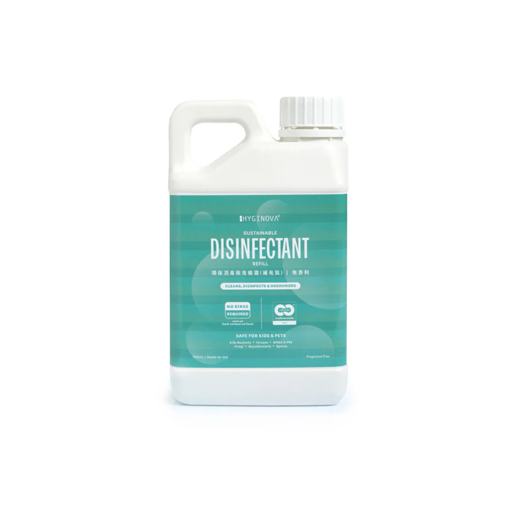 Hyginova 消毒劑:900ML補充裝