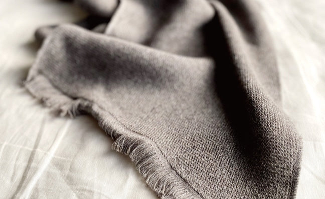 Kontex 100%cotton LANA MUFFLER 灰啡色頸巾