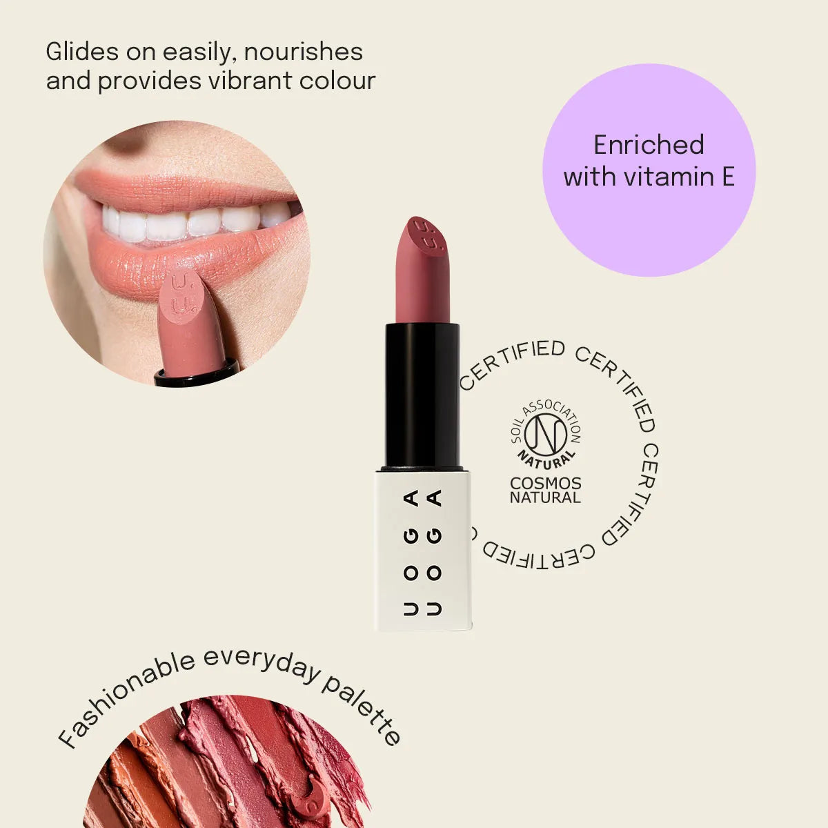 616號|Uoga Uoga Lipstick Nourishing sheer 亮澤保濕唇膏|4 g