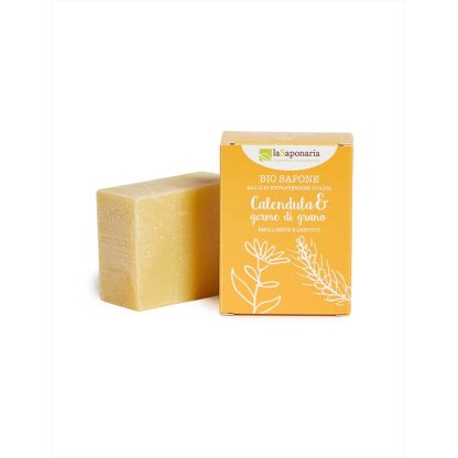 La Saponaria Calendula + Wheat Germ Shower Soap (can be used all over the body)