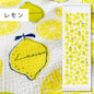 100% cotton Japanese-made medium size towel (food series) 33x100cm
