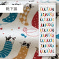 100% cotton Japanese-made medium size towel (animal series) 33x100cm