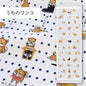 100% cotton Japanese-made medium size towel (animal series) 33x100cm
