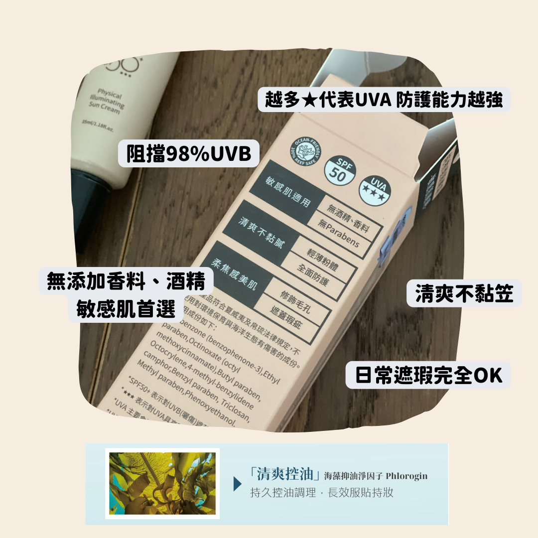 PSK 純物理全能潤色防曬霜