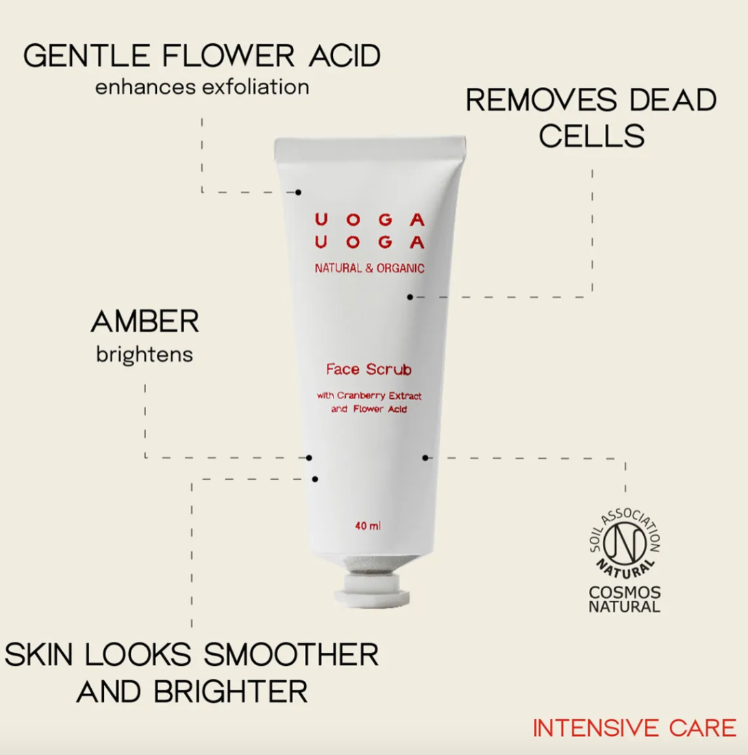 Uoga Uoga 琥珀蔓越莓亮白磨砂（有現貨）