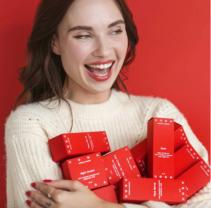 Uoga Uoga蔓越莓萃取物和摩洛哥堅果油臉部精華油