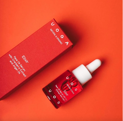 Uoga Uoga蔓越莓萃取物和摩洛哥堅果油臉部精華油