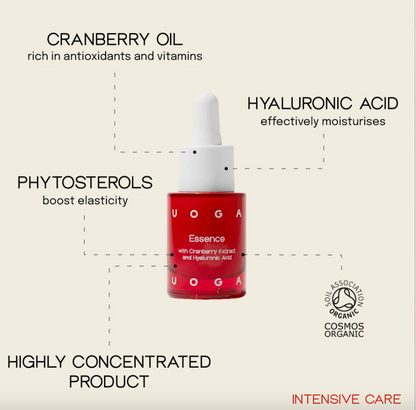 Uoga Uoga蔓越莓萃取物和透明質酸臉部精華