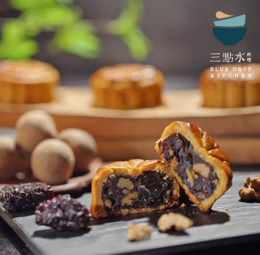 三點水祼買-煙燻桂圓南棗合桃月餅