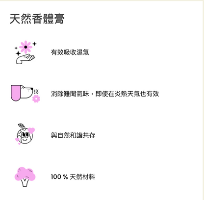 4starlings柑橘草本天然乳霜香體膏60ml（含蘇打、 適合大汗一族）