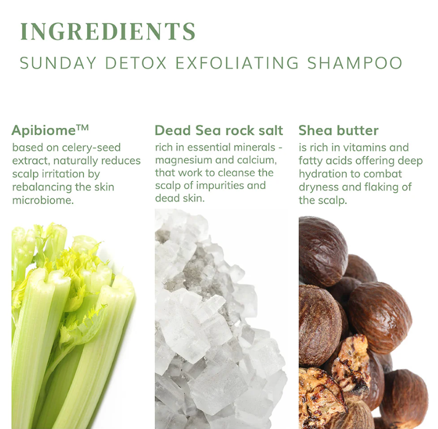 Abyssian Sunday Detox Exfoliating Shampoo 死海鹽頭皮淨化沙冰￼