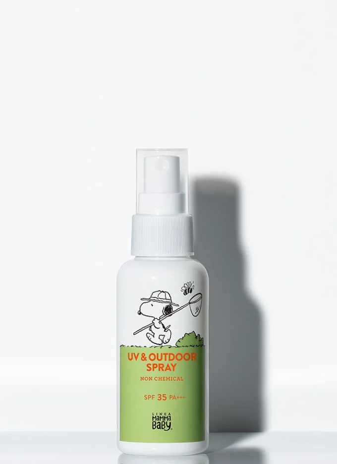Mamma baby SNOOPY UV & OUTDOOR SPRAY SPF35 / PA+++「二合一」 防曬防蚊噴霧