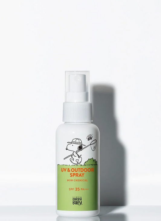 Mamma baby SNOOPY UV & OUTDOOR SPRAY SPF35 / PA+++「二合一」 防曬防蚊噴霧