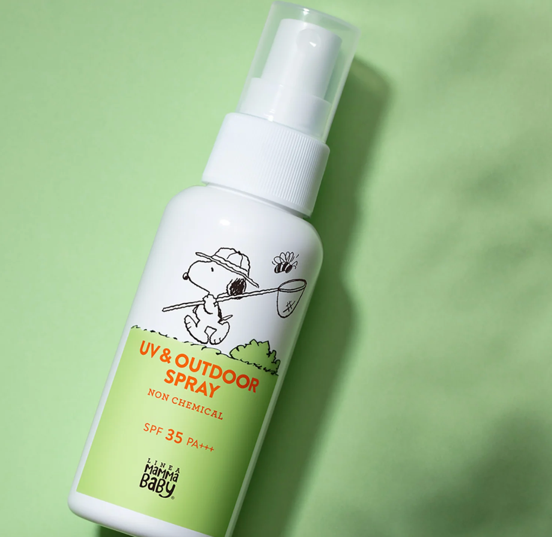 Mamma baby SNOOPY UV & OUTDOOR SPRAY SPF35 / PA+++「二合一」 防曬防蚊噴霧