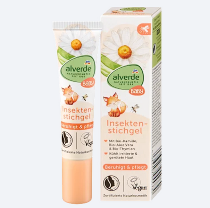 alverde 嬰兒蚊蟲叮咬凝膠 15毫升Insektenstichgel Baby