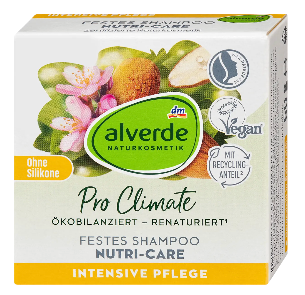 alverde shampoo bar 滋養護理固體洗髮餅