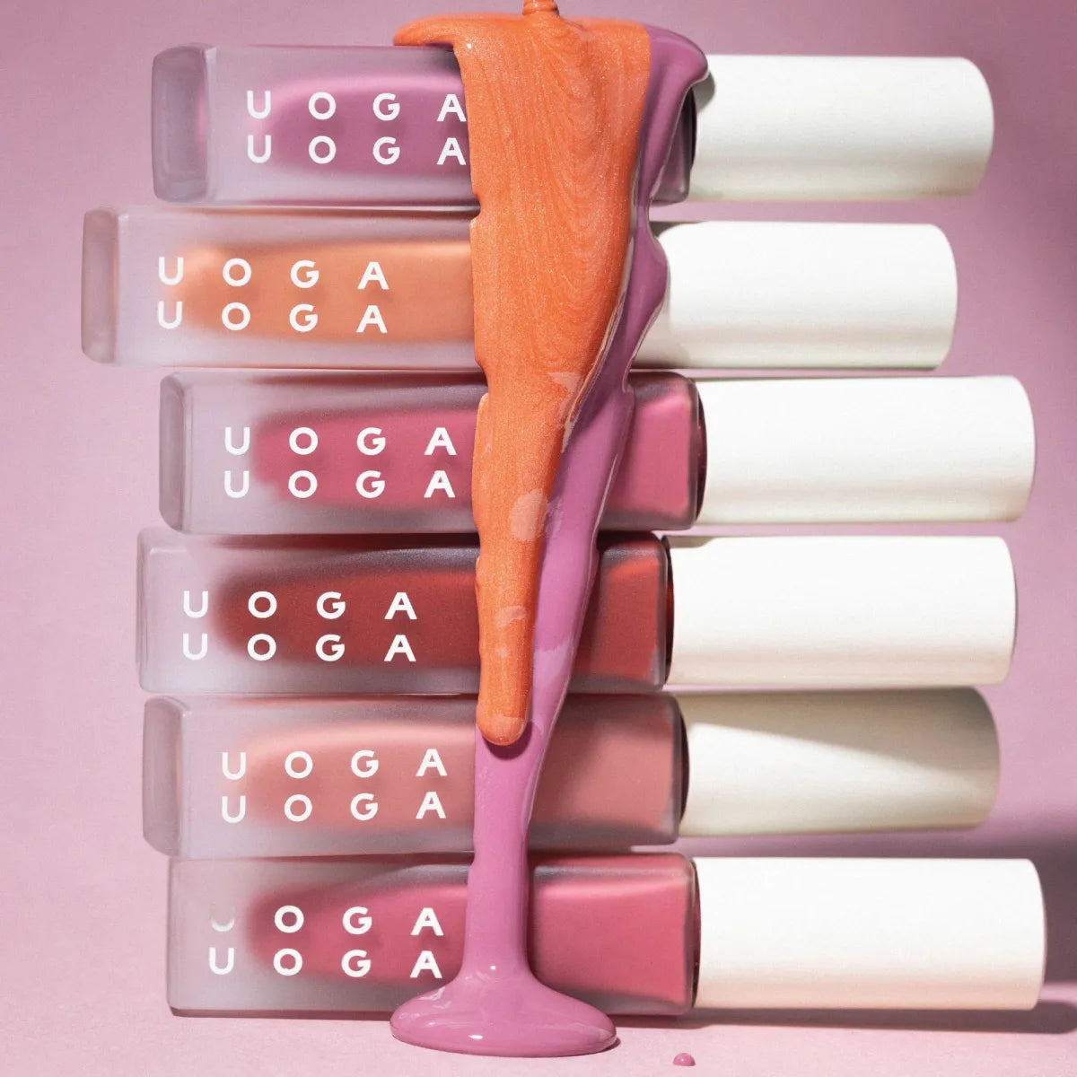 Uoga 623 roseberry lip gloss 百搭玫瑰裸粉與自然氣色紅