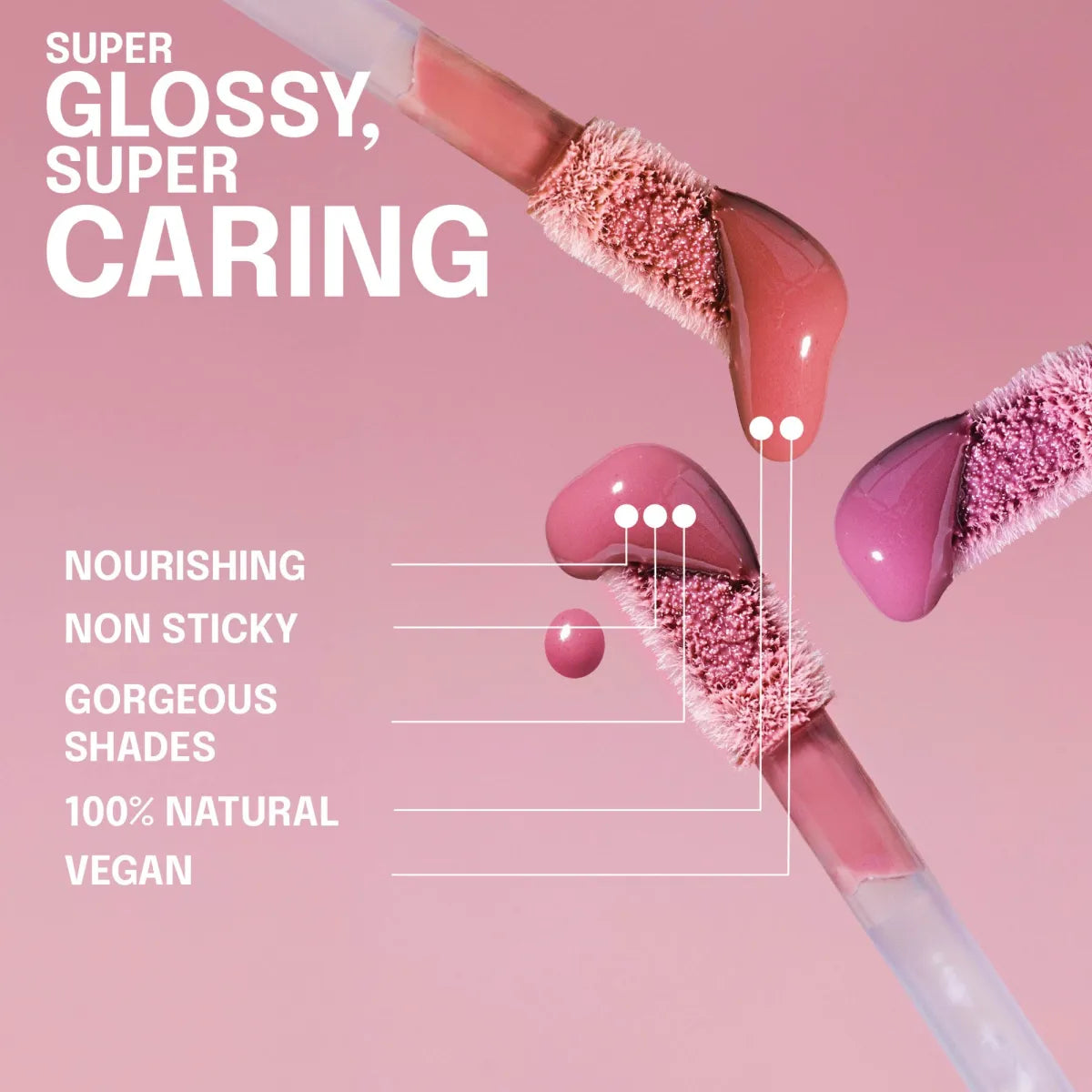 Uoga 623 roseberry lip gloss 百搭玫瑰裸粉與自然氣色紅