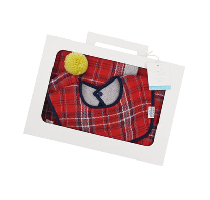 Kontex 嬰兒浴巾口水肩禮合套裝（黃色有現貨紅色需要預購）