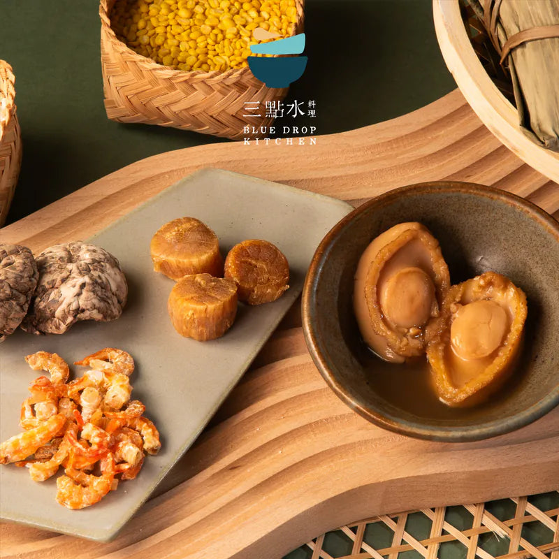 至尊鮑魚瑤柱蝦米鹹肉粽