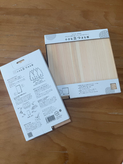日本製造檜木砧板（可站立）￼