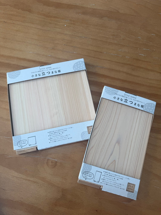 日本製造檜木砧板（可站立）￼