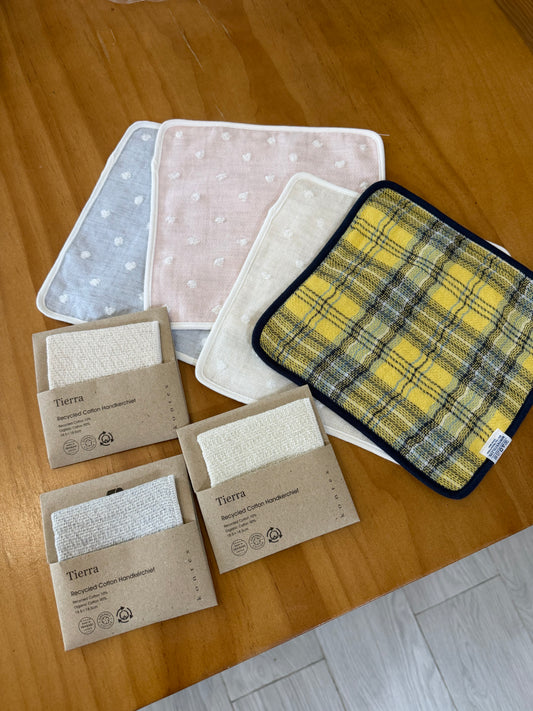 Kotex 18x18小毛巾（格仔、波點）