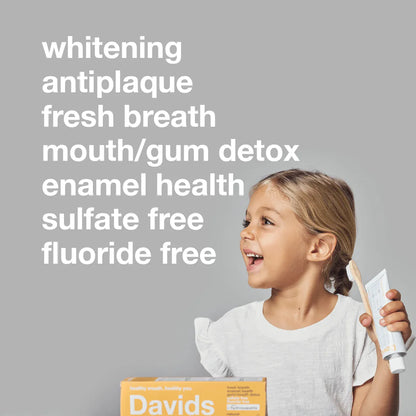 Davids Davids Hydroxi™ 美白琺瑯質香橙雲呢拿牙膏（兒童及成人適用）