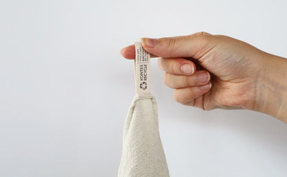 Kontex recycle 10%回收棉+90%有機棉小方巾(18x18cm)
