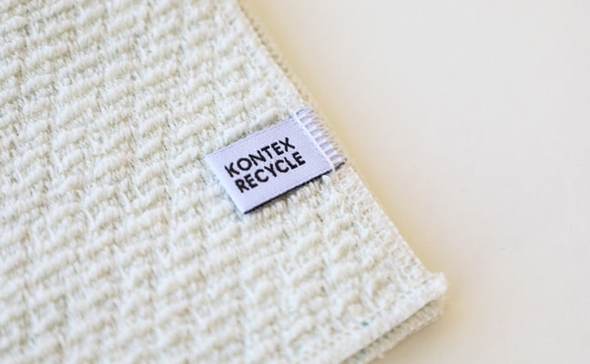 Kontex recycle 10%回收棉+90%有機棉小方巾(18x18cm)