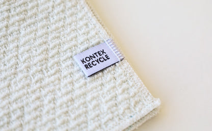 Kontex recycle 10%回收棉+90%有機棉小方巾(18x18cm)