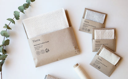 Kontex recycle 10%回收棉+90%有機棉小方巾(18x18cm)